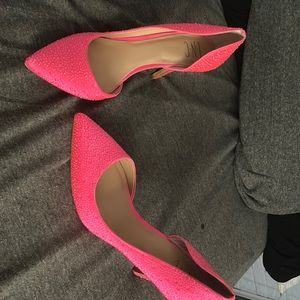 I.N.C Hot Pink Beaded Heels